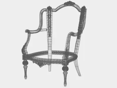 Carved sofa for cnc 18 3D model