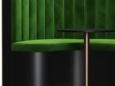 Restaurant sofa 3D model