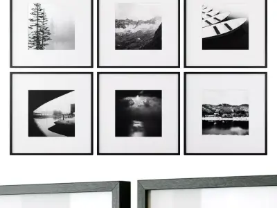 Gallery Wall 142 3D model