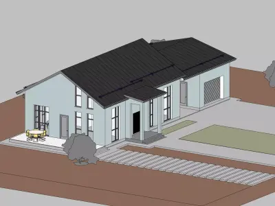 Revit House 03 3D model