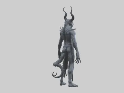Blackened fiend model 3D model