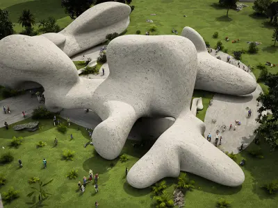 art work Low-poly 3D model