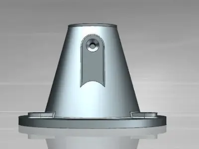 Support base for modern screw jack 3D print model