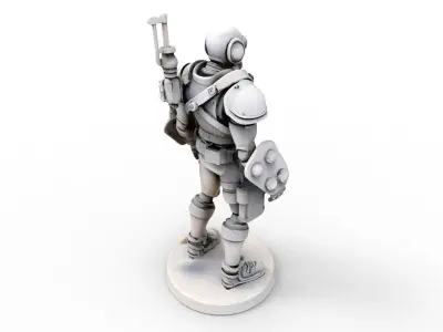 steampunk robotic 4 3D print model