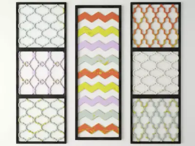 Wall Decor Set 3D model