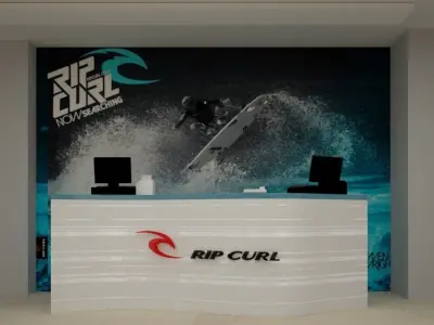 Reception desk - Rip Curl  3D model
