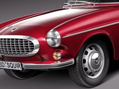  Volvo P 1800 1961 1973 3D model