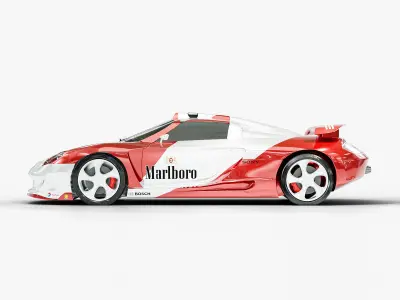 Posche Carrera GT Marlboro 3D model
