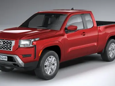 Nissan Frontier KingCab 2022 3D model