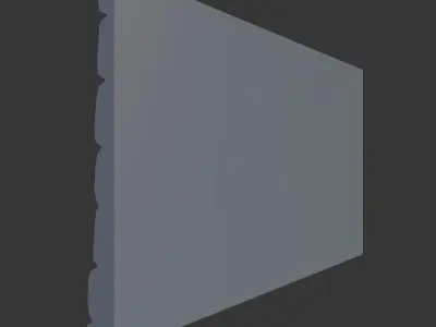 Chipped Stone Wall Structural 3D model