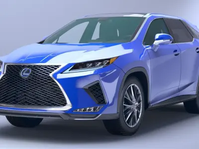 Lexus RX450h 2022 3D model