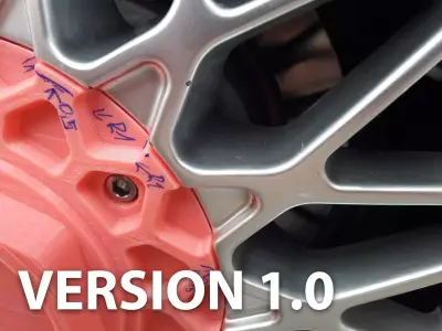 BBS WHEEL REPLICA COVER 157 MM 3D print model