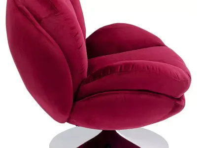 The swivel armchair Low-poly 3D model