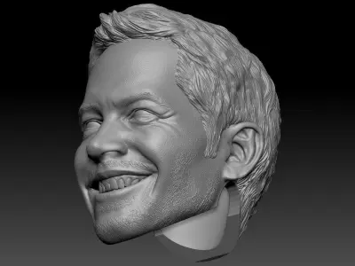 Paul Walker 3D print model