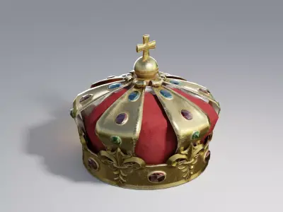 Kings Crown 4K and 2K Free 3D model