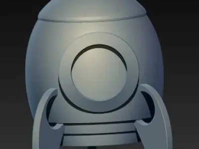 car rocket cake ice cream sandwich and pillow 3d models pack 3D model