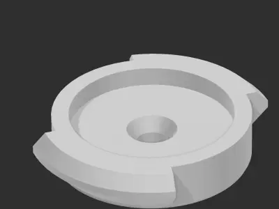 Auto show licence plate holder 3D print model