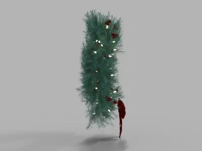 Wreath  Low-poly 3D model