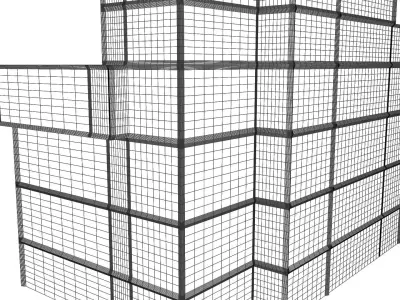 Background skyscraper architecture LOWPOLY Building 01 Free low-poly 3D model