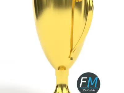 Trophy cup 4 3D model
