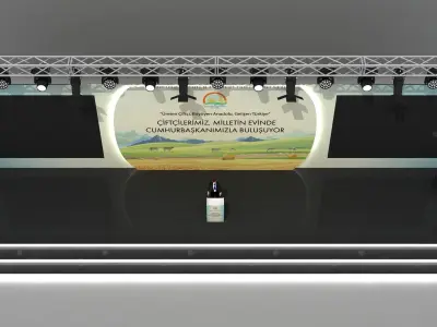 Agriculture Stage Decor 093 3D model