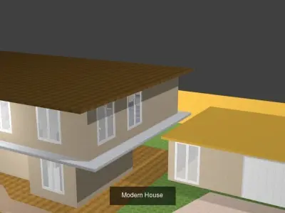Modern House  3D Model Collection