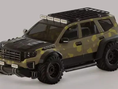 KIA Mohave Offroad Custom Exterior Only 3D model