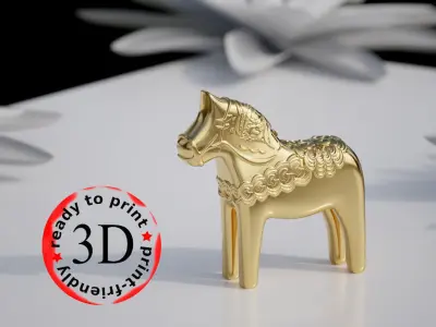 Dalahast Dala for easy printing 3D 3D print model