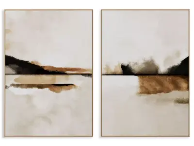 Abstract Painting Frame set 3D model 147