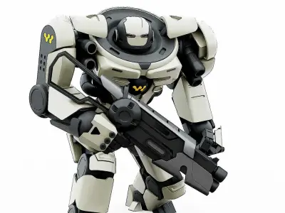 DOOM FIGHTER V-6  Rigged for Unreal Engine - Unity - MIXAMO 3D model
