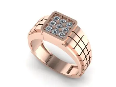 man ring free download Free 3D print model
