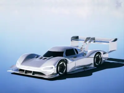 Volkswagen ID R 2018 Low-poly 3D model
