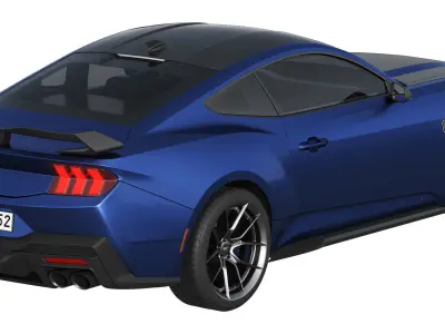 Mustang Dark Horse 2023 3D model