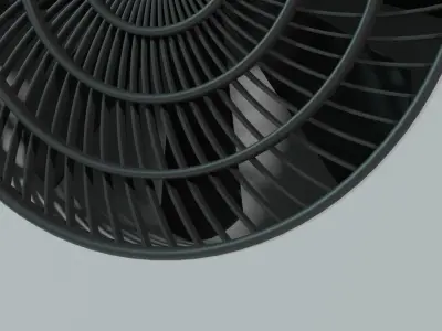 external body heat pump unit redy for render 3D model