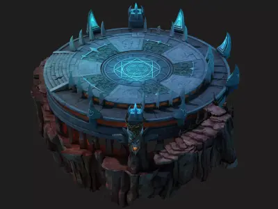 gAME Underworld - BOSS station 01 3D model