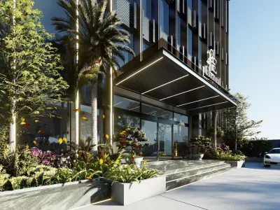 Modern Luxury Office Building 3D model