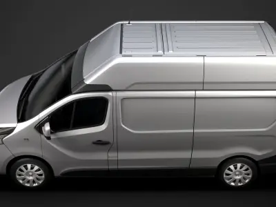 Renault Trafic Van L2H2 2018 3D model