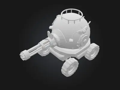 Wheeled Arsenal 3D model
