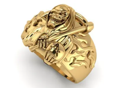 Men Fashion Ring 3D print model