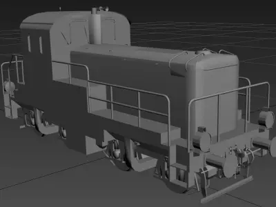 FABLOK SM30 diesel locomotive 3D model