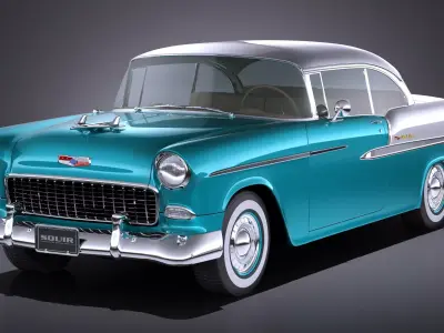Chevrolet Bel Air Coupe CG 1954 3D model