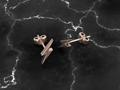 Jewelry Earring 3D print model