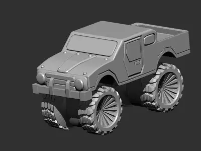 jeep sport-car  3D print model