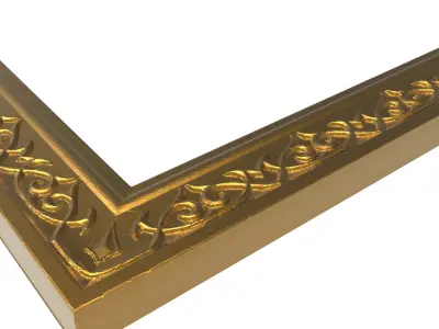 carved frame 3D model 68