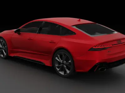 Audi RS7 Sportback 2020 3D model
