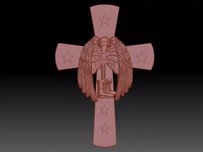Cross 3D print model