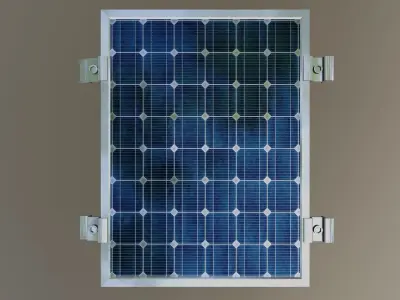 2-Solar Panel 10Wp 345x260x20mm 3D model