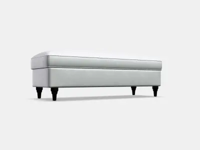 ESSEBODA Bench with storage 3 Low-poly 3D model