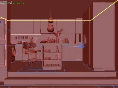 MODERN KITCHEN DESIGN  3D model