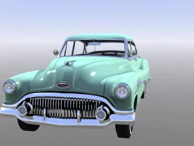 1951 Buick Super 3D model